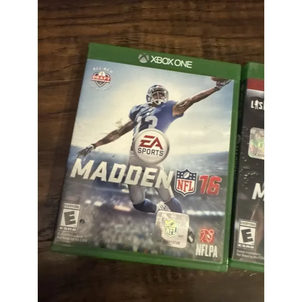 Microsoft Xbox One Video Games Lot of 3 Madden 16 NBA 2k16 Madden 18